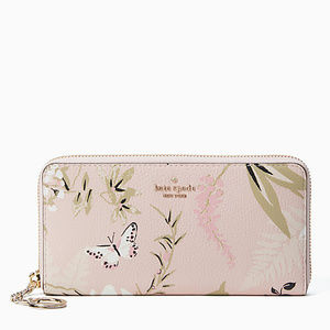 KATE SPADE Briar Lane Botanical Neda Long Wallet